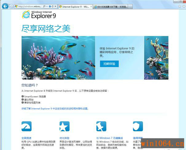 ie7中文版官方网站下载win7 64位