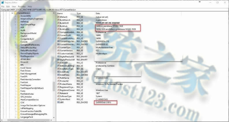 Win10 1607 14986.1001 (KB3206309CABļ