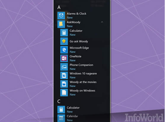 10个开始菜单中的技巧适用于Windows10