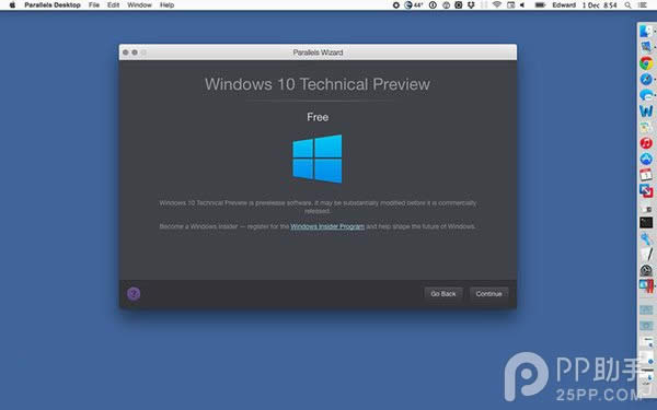 Mac OS XParallelswindows 10