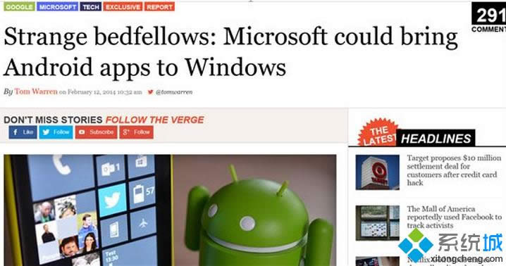 ǷWindows Phone֧AndroidӦó