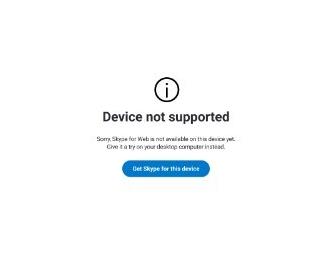 微软推出新版的Skype for Web服务，不再支持Linux与ChromeOS