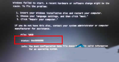 Win7ϵͳ0xc0000098취