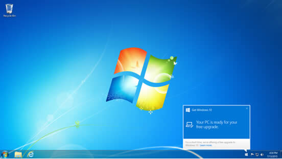 µWindows7win8.1ṩˡ˳ĸWindows10