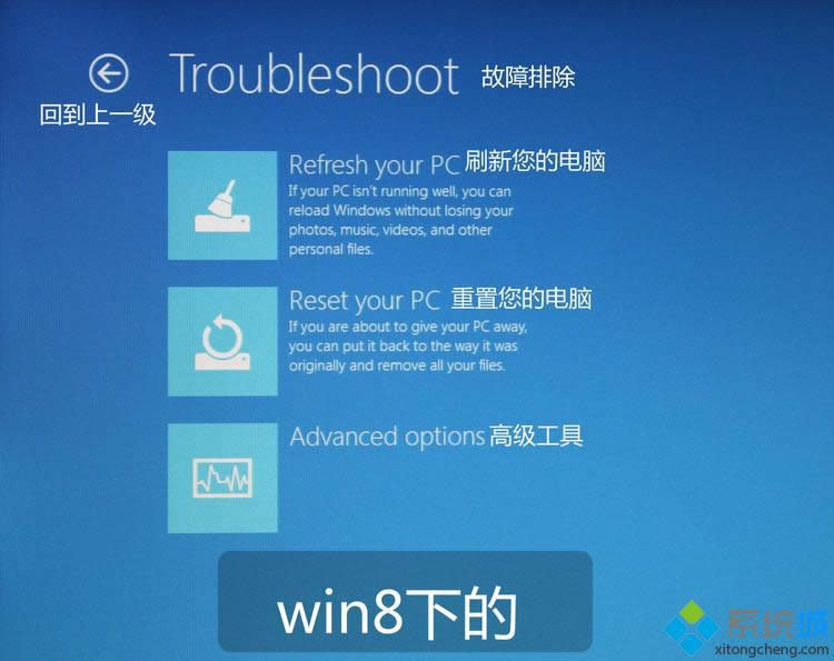 win8系统运用技巧之电脑刷新