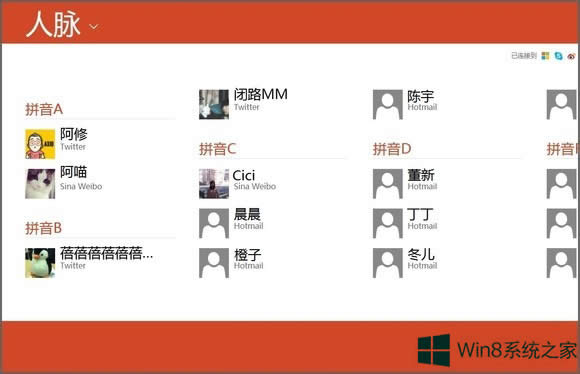 Win8人脉有何妙用？
