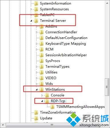 win8系统修改远程桌面3389端口号步骤三 win8系统修改远程桌面3389端口号步骤三