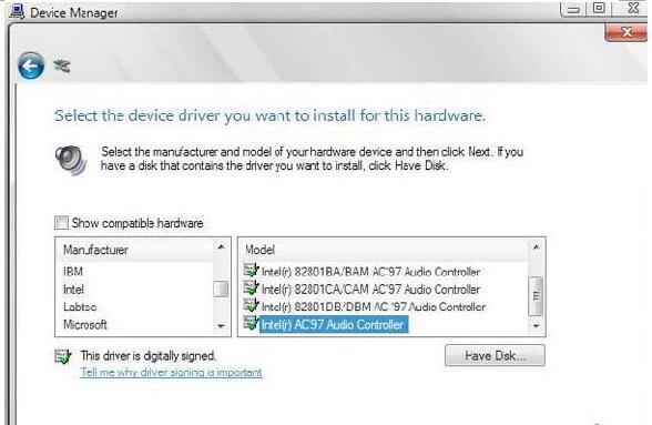 ͨDevice Manager vista